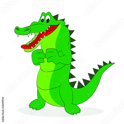  vector clipart crocodile cartoon