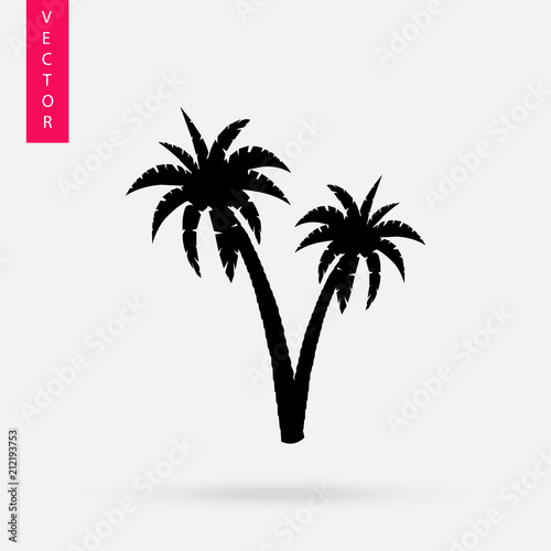 Palm tree icon  vector