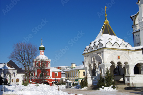 MOSCOW, RUSSIA - February, 2018: Conception Convent in winter day