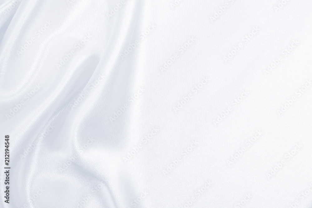 Naklejka premium Smooth elegant grey silk or satin luxury cloth as wedding background. Luxurious background design