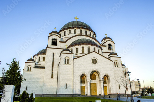 Beograd, Kirche des Heiligen Sava im Stadtteil Vracar, Serbien-M