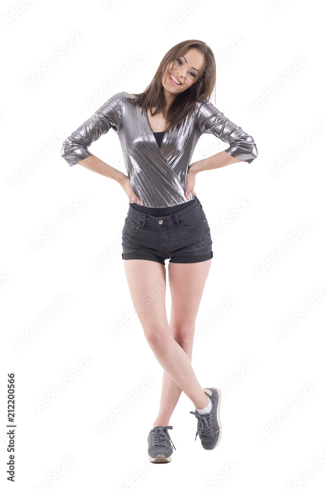 Confused young woman posing with hand on her head Stock Photo by  ©VelesStudio 84442756
