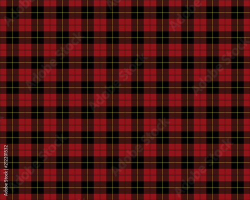 Red tartan seamless pattern photo