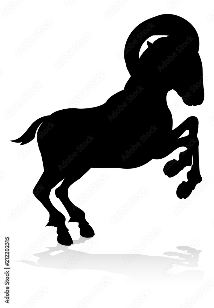 Goat Farm Animal Silhouette Goat Farm Animal Silhouette