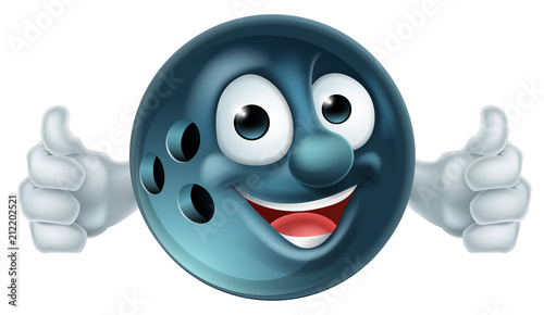 Bowling Cartoon Character