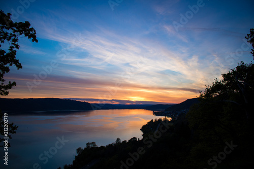 Sonnenuntergang über dem Bodensee