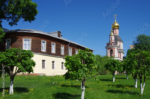 MOSCOW,Russia - May, 2018: Sviblovo Manor on a Sunny spring day photo