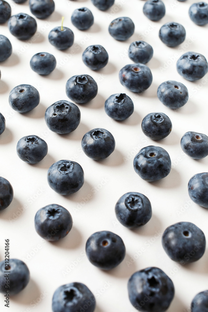 Background of large blueberries on white background, blueberry isolated Background of large blueberries on white background, blueberry isolated