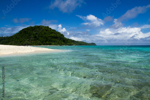 A beautiful and pristine beach in the paradise