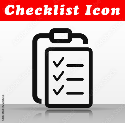 check list vector icon design