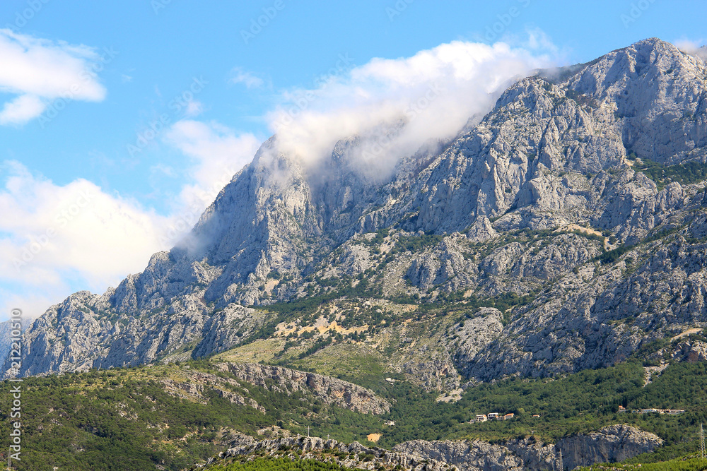 Biokovo mountains near the Makarska Riviera