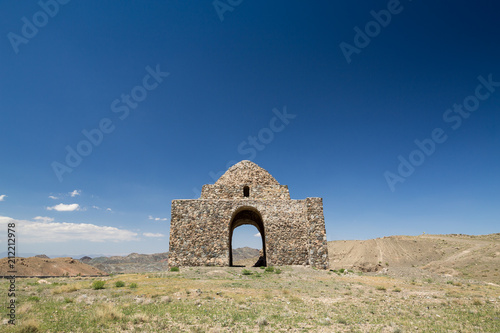 Quadro su tela Fire Temple in Bazeh Hur, Khorasan, Iran