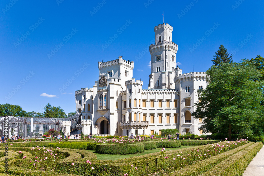 castle Hluboka nad Vltavou, South Bohemia, Czech republic