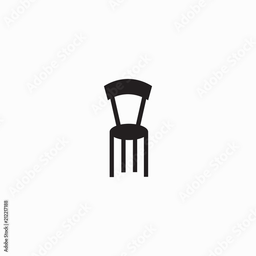 Chair vector icon.