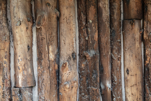 Photography Background of old wooden poles
