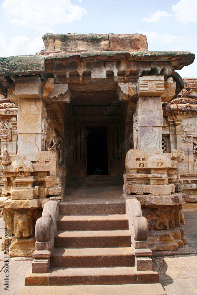 Eastern entrance, Virupaksha Temple, Pattadakal temple complex, Pattadakal, Karnataka