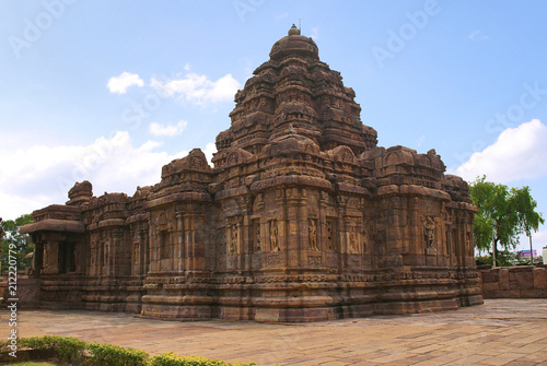 Mallikarjuna Temple  Pattadakal temple complex  Pattadakal  Karnataka. Northern mukha mandapa is also seen.