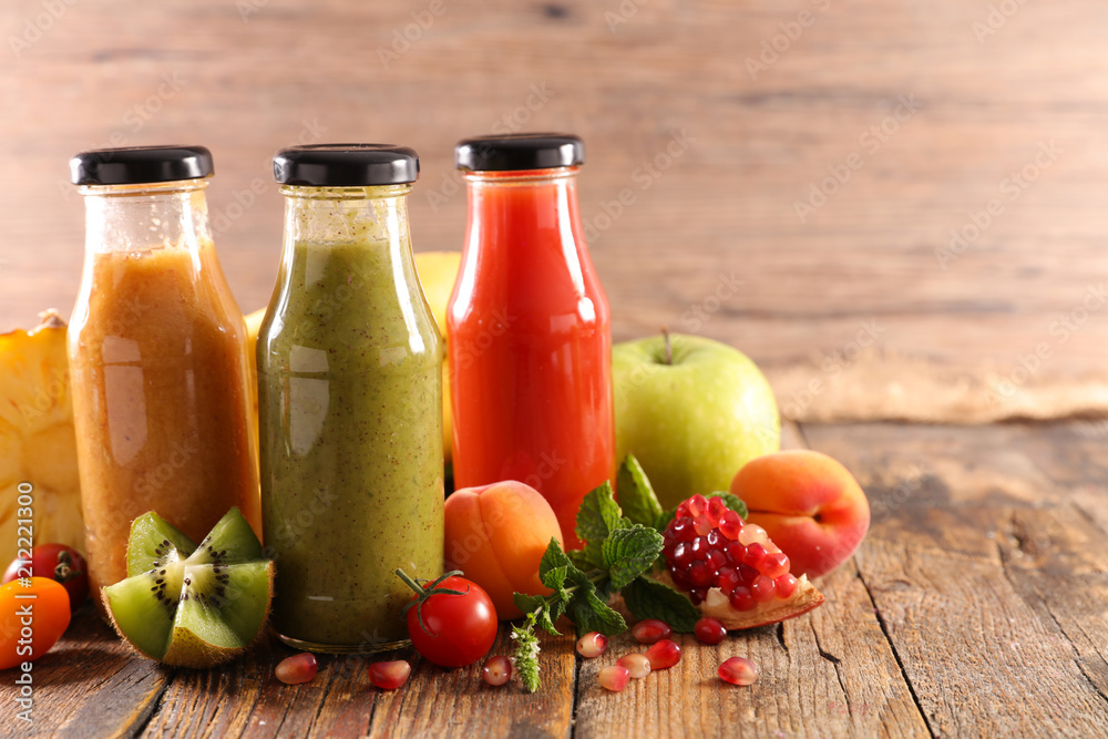 bottle of fruit juice