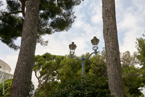 Klassische Laterne in Monaco