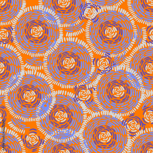 Abstract Ikat and boho style handcraft fabric pattern. Traditional Ethnic design for clothing and textile background, carpet or wallpaper
