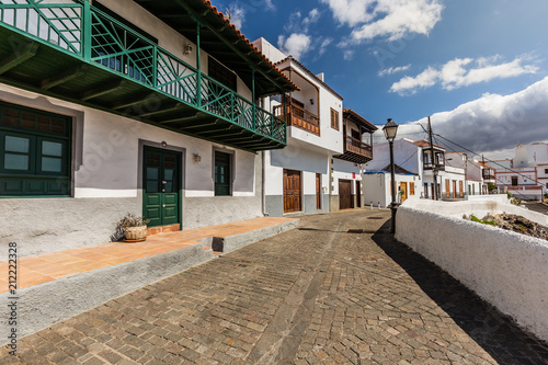 Obraz na płótnie Architecture of Candelaria town on Tenerife, Spain. w salonie