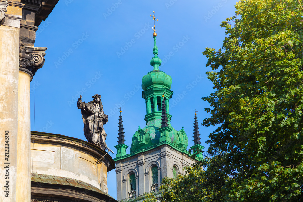 Obraz premium Dominican Church in Lviv