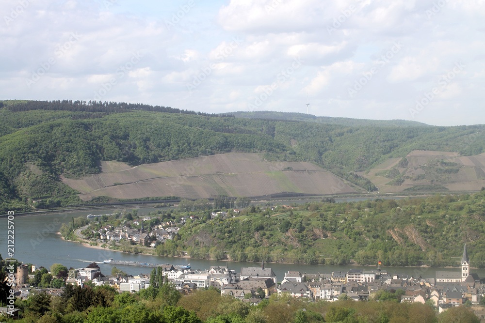 View of Boppard- Rhine Valley - Germany