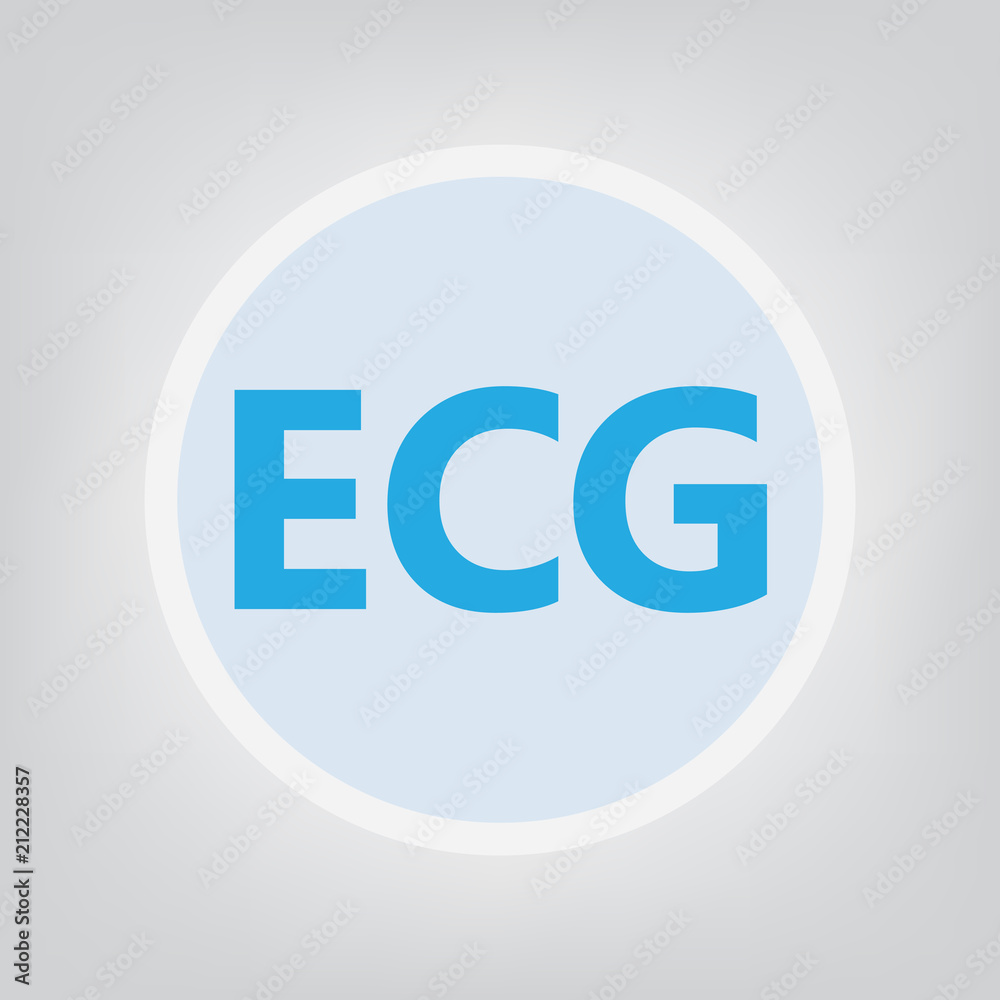 ECG (electrocardiogram)- vector illustration ECG (electrocardiogram)- vector illustration