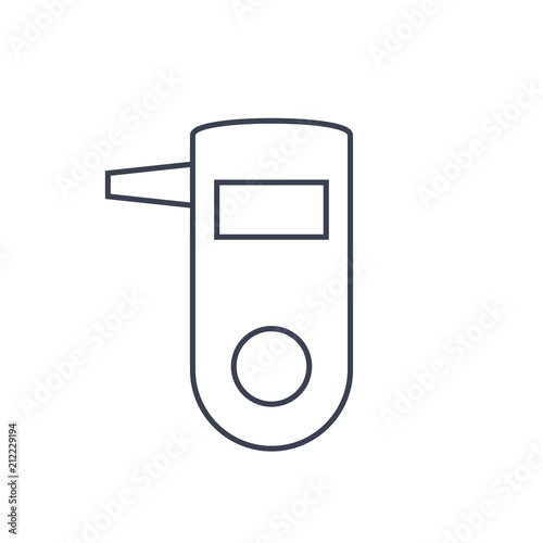 Breath test icon