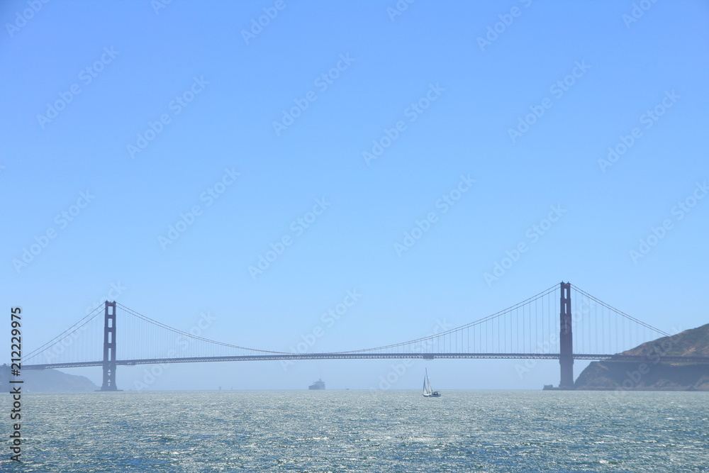 Morning View of the Golden Gate Bridge in San Francisco