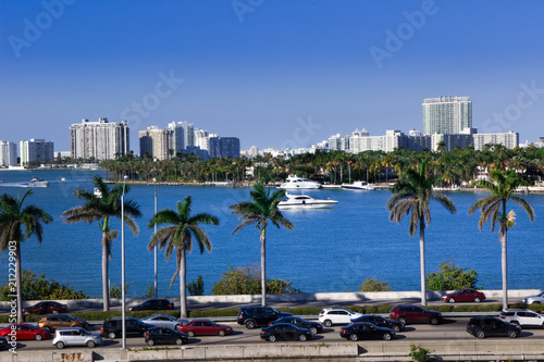 Miami  MacArthur Causeway  USA  Florida