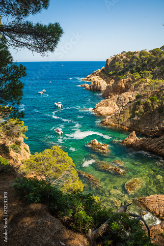 Fototapeta Beautiful coastline in Spain, Costa Brava