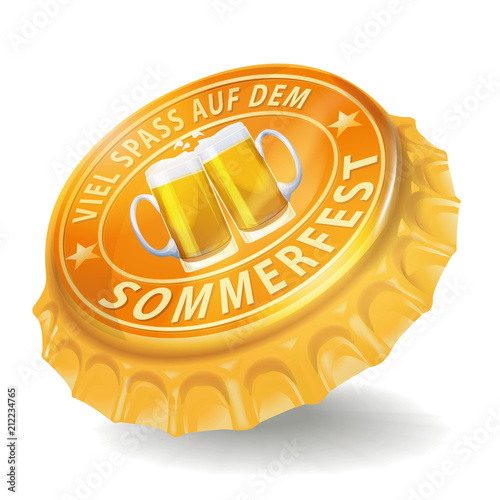 Kronkorken und Sommerfest