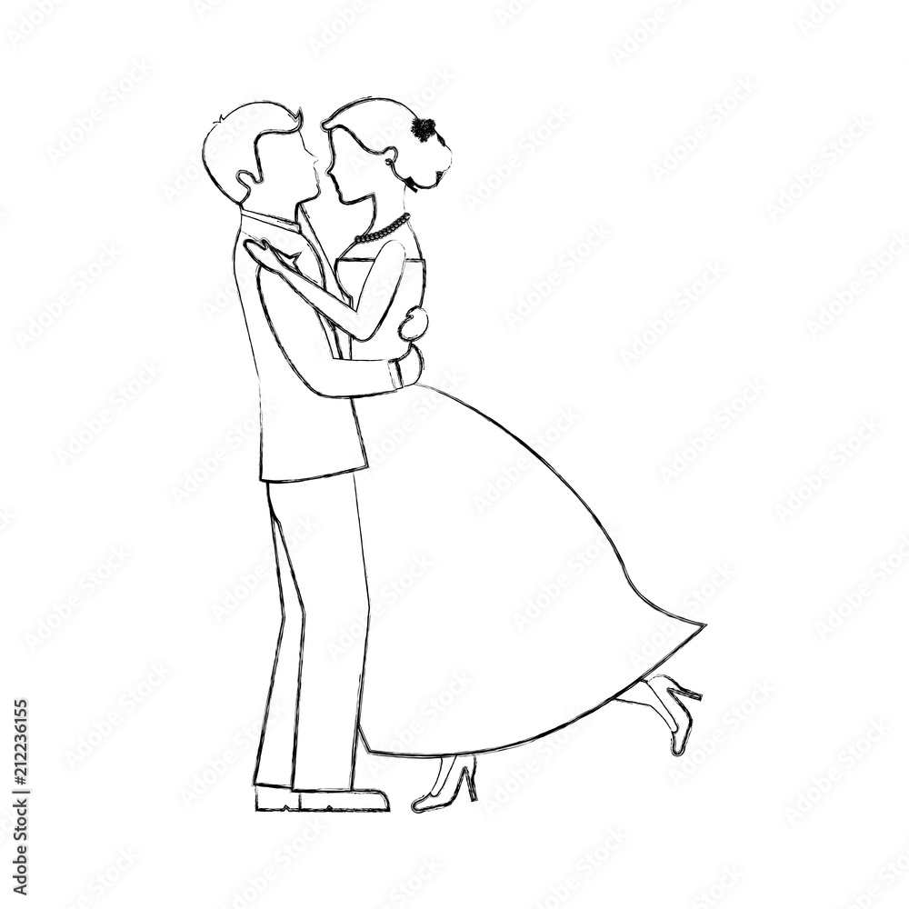 happy bride and groom and their first dance wedding day happy bride and groom and their first dance wedding day