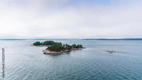 Slika na platnu Finnish archipelago between Turku and Marienhamn.