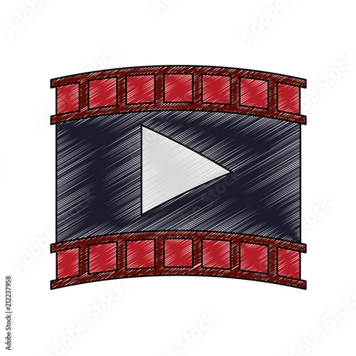 Play video symbol vector illustration graphic design