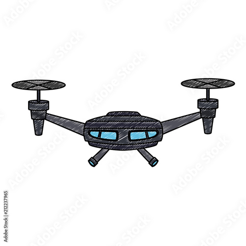 RC drone isolated vector illustration graphic design