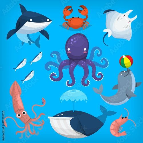 Sea creatures and animals