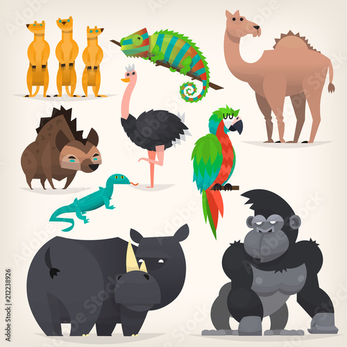 Animals fram african savanah