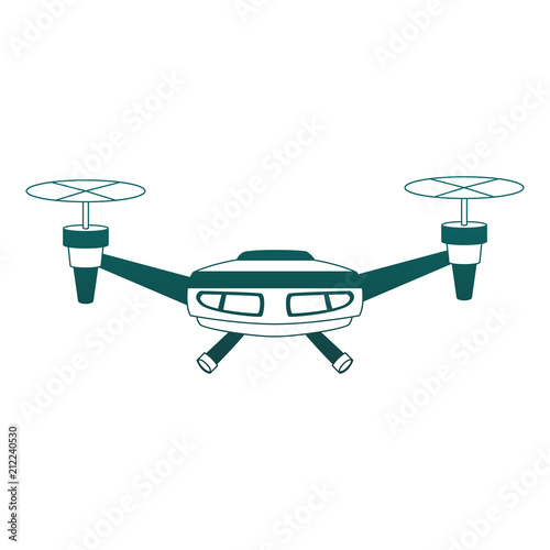 RC drone isolated vector illustration graphic design