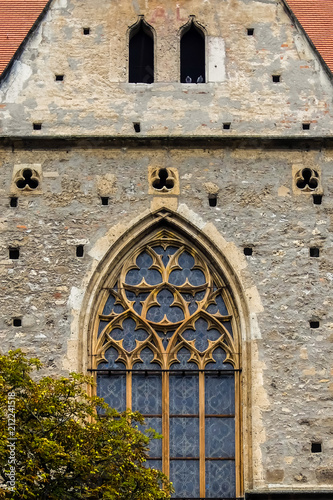 Modling, Lower Austria, Austria. The parish church of St. Othmar in late summer.