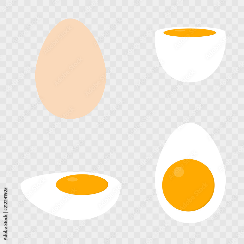 Sliced egg icon Sliced egg icon
