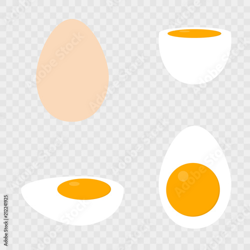Sliced egg icon