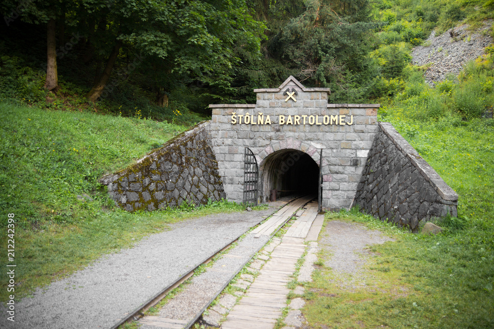entrance into old mine