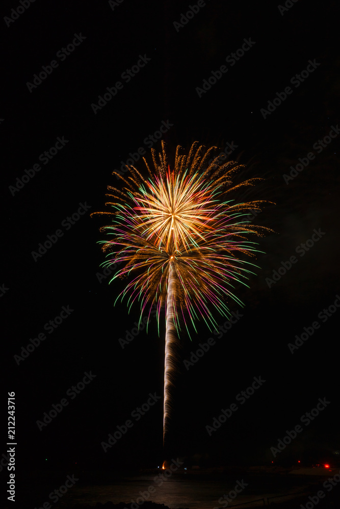花火 スターマイン Star mine fireworks display