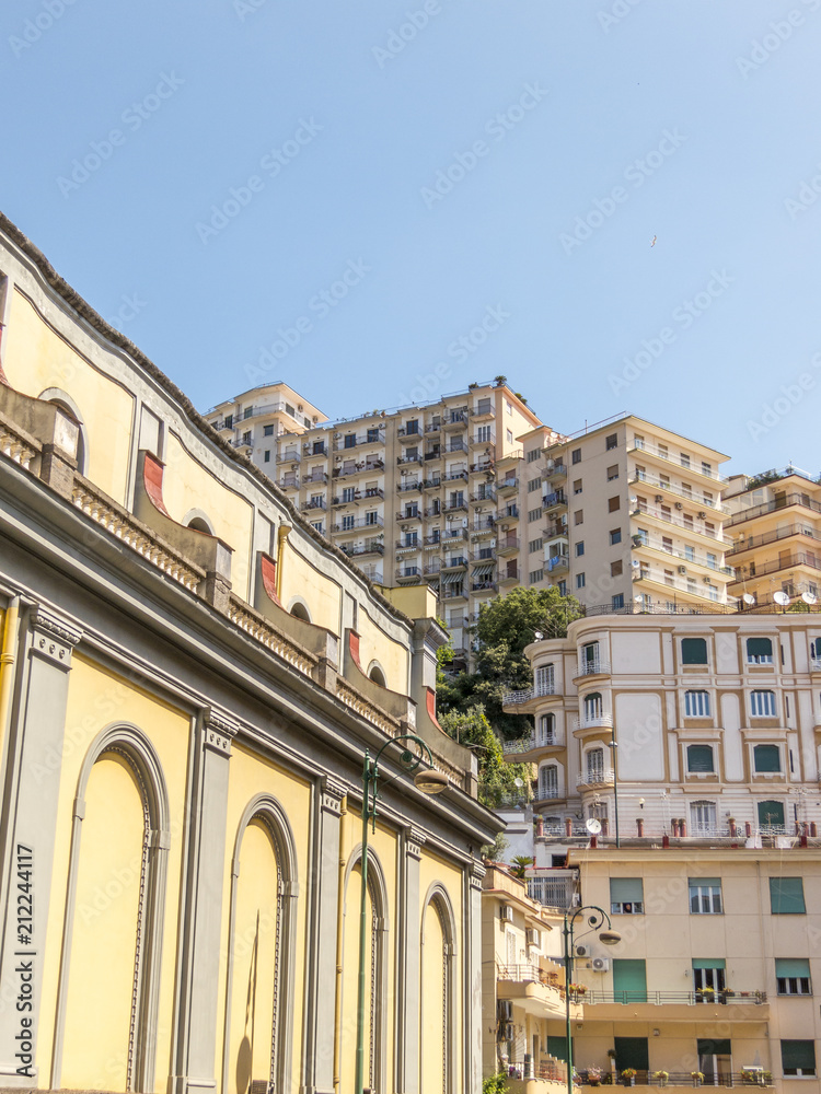 Architecture in the beautiful city of Naples in Italy Architecture in the beautiful city of Naples in Italy