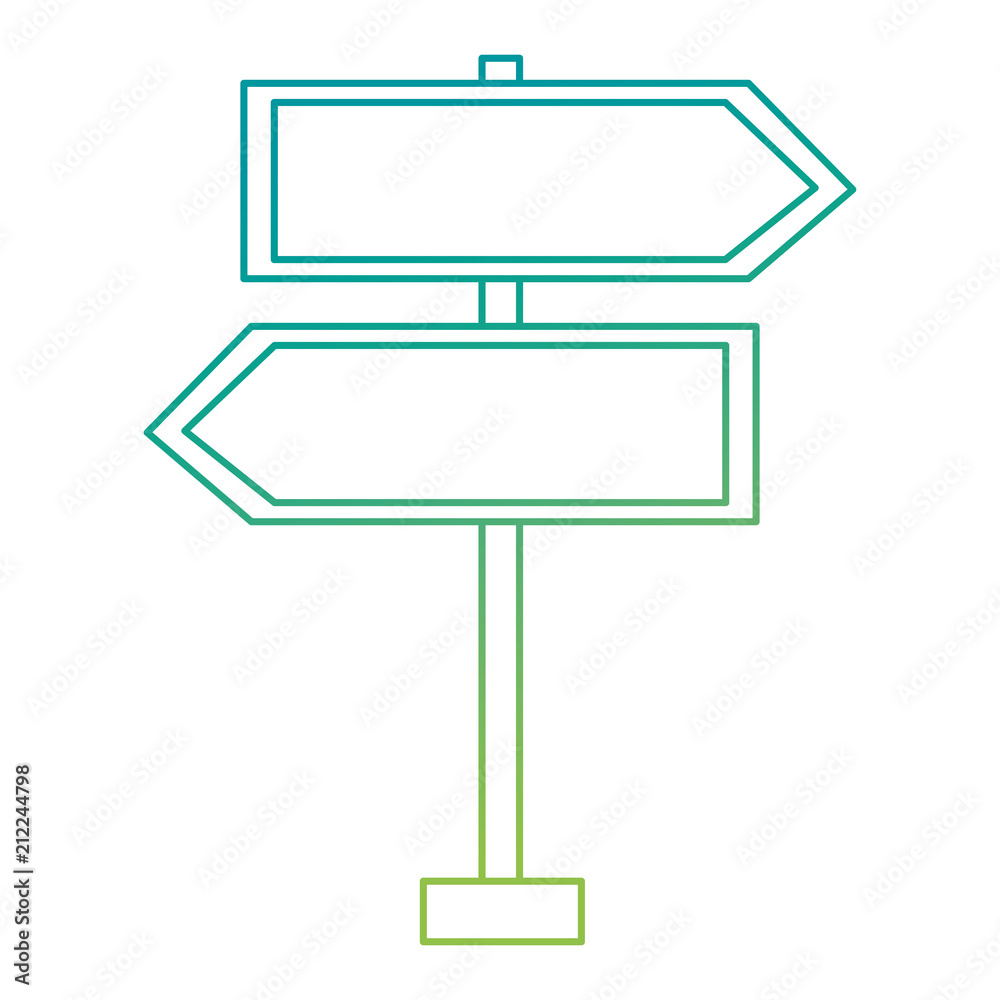 route wooden arrows signal route wooden arrows signal