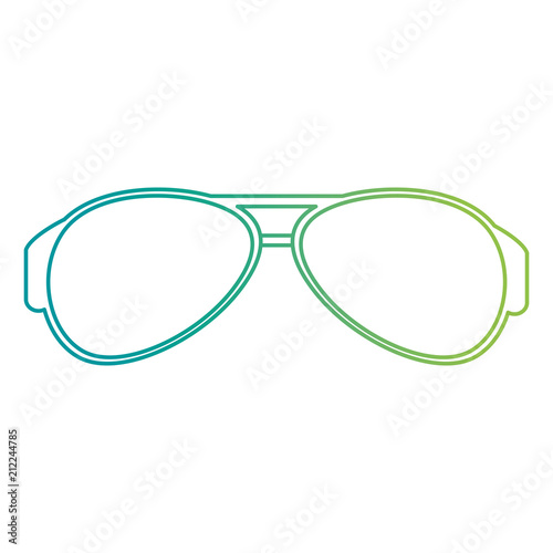 eye glasses isolated icon