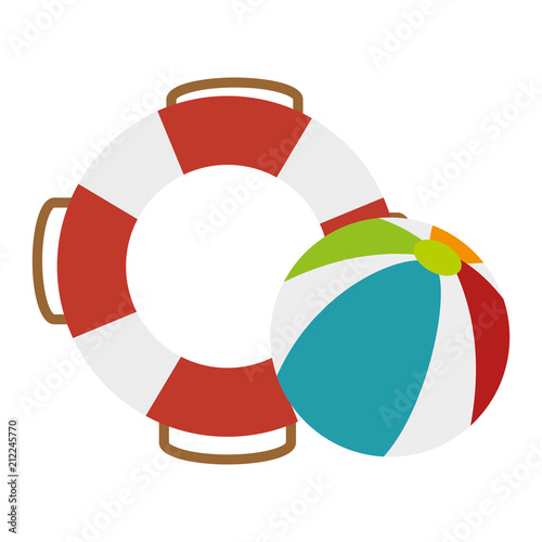 beach balloon with float