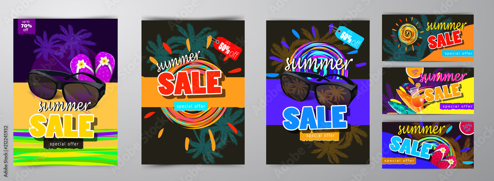 © bastinda18 - summer sale template banner © bastinda18 - summer sale template banner